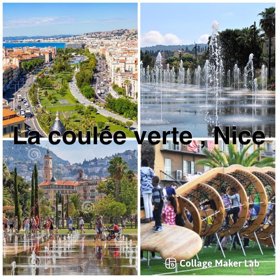 Studio Nice Centre Garibaldi Port Plage Bagian luar foto